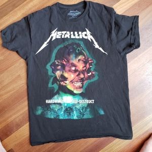 Size large metallica mens worldwired tour shirt